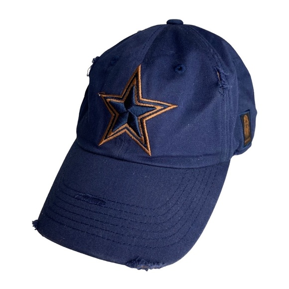 RARE Star Wars Dallas Cowboys Chewbacca Cap Distressed Hat Strapback Slouch - Picture 1 of 11